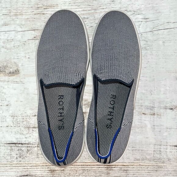 Rothy’s The Slip On Low Top Sneaker Anchor Fabric Women’s Size 9.5 - Picture 7 of 9